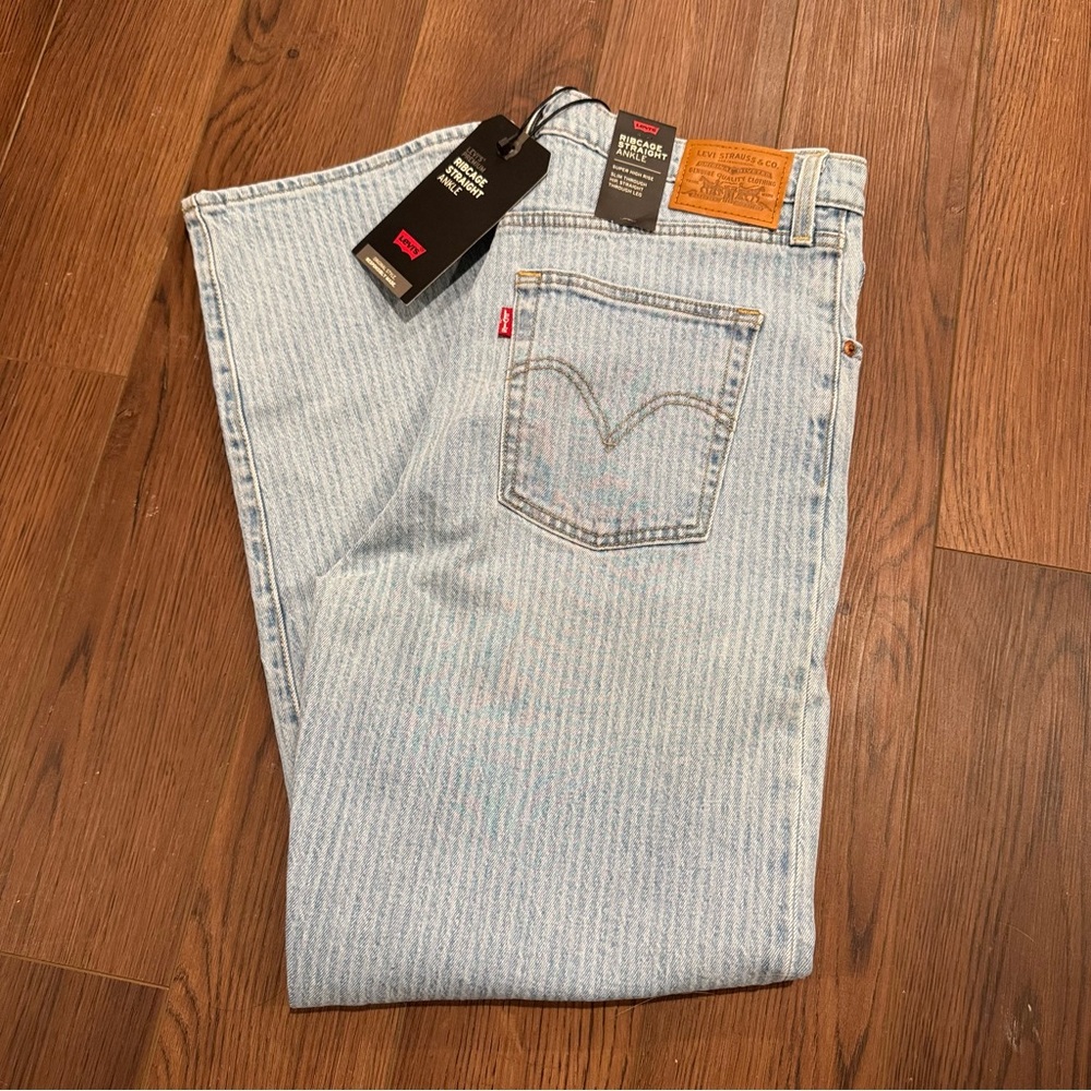 Levi's Ribcage Straight Jeans Classic Denim